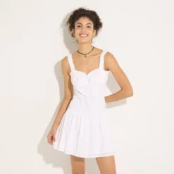 Women's Eyelet Ruffle Babydoll Dress - Wild Fable™ Fresh White 7 Women's Eyelet Ruffle Babydoll Dress - Wild Fable™ Fresh White -Wild Fable Store GUEST c3754081 e9a1 48ed b12b d4891b46d70d
