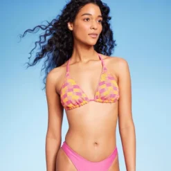 Women's Space Dye Crochete Triangle Bikini Top - Wild Fable™ Orange/Magenta 15 Women's Space Dye Crochete Triangle Bikini Top - Wild Fable™ Orange/Magenta -Wild Fable Store GUEST c593c657 1607 4e0e bb41 5b336b5f14fb