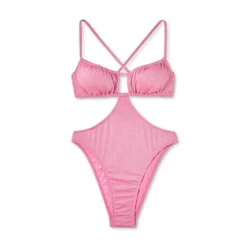 Women's Cut Out One Piece Swimsuit - Wild Fable™ Pink Lurex 11 Women's Cut Out One Piece Swimsuit - Wild Fable™ Pink Lurex -Wild Fable Store GUEST c67d1a84 af54 43b9 aea3 5f7d1c0bb3b6
