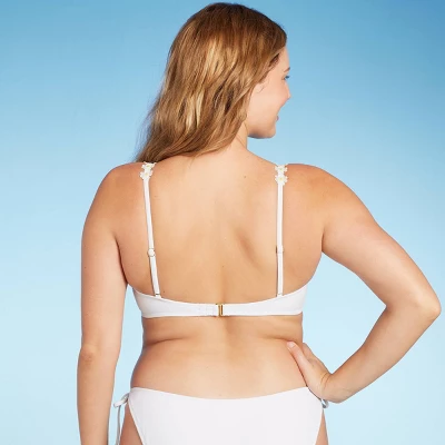 Women's Embroidered Daisy Strap Underwire Bikini Top - Wild Fable™ 6 Women's Embroidered Daisy Strap Underwire Bikini Top - Wild Fable™ - Image 4