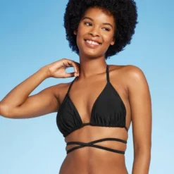 Women's Triangle Wrap Bikini Top - Wild Fable™ Black 7 Women's Triangle Wrap Bikini Top - Wild Fable™ Black -Wild Fable Store GUEST ca9188da 761e 4c77 8f3c bca44d0a4bb2