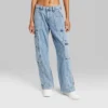 Women's High-Rise Cargo Baggy Jeans - Wild Fable™ Medium Wash 2 Women's High-Rise Cargo Baggy Jeans - Wild Fable™ Medium Wash -Wild Fable Store GUEST ca99df66 bb6c 4469 9907 dfa7681662f4