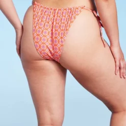 Women's Ultra High Leg Adjustable Coverage Bikini Bottom - Wild Fable™ Orange Tile Print 16 Women's Ultra High Leg Adjustable Coverage Bikini Bottom - Wild Fable™ Orange Tile Print -Wild Fable Store GUEST cb9dc216 864a 4c55 bd04 3c84104b284d