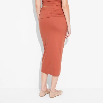 Women's Knit Midi Pencil Skirt - Wild Fable™ 4 Women's Knit Midi Pencil Skirt - Wild Fable™ - Image 2