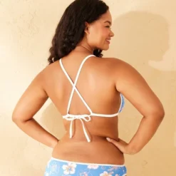 Women's Contrast Binding Triangle Bikini Top - Wild Fable™ Blue Floral Print 11 Women's Contrast Binding Triangle Bikini Top - Wild Fable™ Blue Floral Print -Wild Fable Store GUEST cc3607c1 3519 44a6 aa26 e4b1e5dbfd39