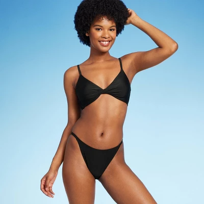 Women's Low-Rise Cheeky High Leg Bikini Bottom - Wild Fable™ 4 Women's Low-Rise Cheeky High Leg Bikini Bottom - Wild Fable™ - Image 2