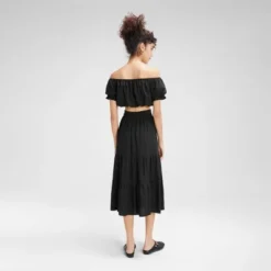 Women's Off-Shoulder Crop Blouse - Wild Fable™ -Wild Fable Store GUEST d10e3c71 e61d 4451 83fe c52ac66c6798