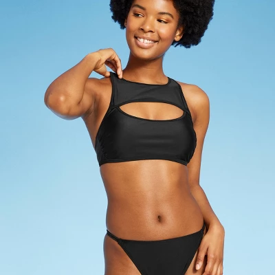 Women's Cut Out High Neck Bikini Top - Wild Fable™ 4 Women's Cut Out High Neck Bikini Top - Wild Fable™ - Image 2