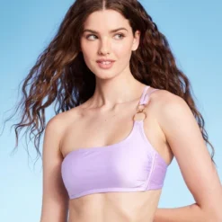 Women's Ring Detail One Shoulder Bralette Bikini Top - Wild Fable™ Shiny Light Purple 10 Women's Ring Detail One Shoulder Bralette Bikini Top - Wild Fable™ Shiny Light Purple -Wild Fable Store GUEST d235b23a dd4a 4f2d a41c 13b8b3ad5dec