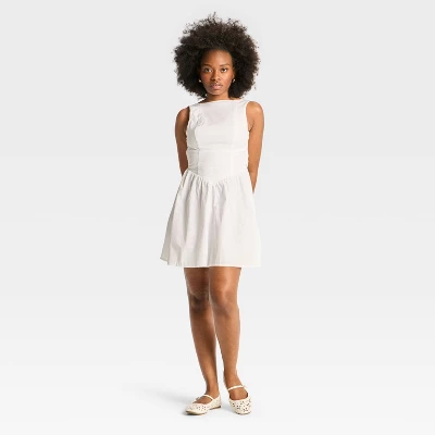 Women's Bow Back Mini A-Line Dress - Wild Fable™ 6 Women's Bow Back Mini A-Line Dress - Wild Fable™ - Image 4