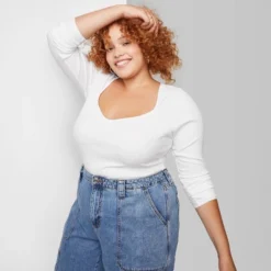 Women's Long Sleeve Sweetheart Neck Seamless Shirt - Wild Fable™ 13 Women's Long Sleeve Sweetheart Neck Seamless Shirt - Wild Fable™ -Wild Fable Store GUEST d5841338 f6ad 40ab b94e d1c5f30a2f50