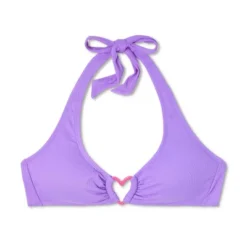 Women's Heart Detail Bralette Bikini Top - Wild Fable™ Purple 14 Women's Heart Detail Bralette Bikini Top - Wild Fable™ Purple -Wild Fable Store GUEST d803101e 7d80 4f76 9375 548b3ec068f8