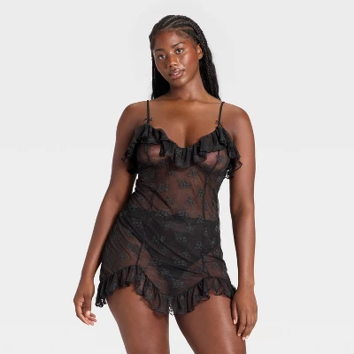 Women's Ruffle Lace Slip Dress - Wild Fable™ 5 Women's Ruffle Lace Slip Dress - Wild Fable™ - Image 3