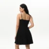 Women's Bow Ruffle Mini Dress - Wild Fable™ Black