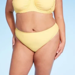 Women's Side-Tie Mid-Rise Cheeky High Leg Bikini Bottom - Wild Fable™ Yellow 7 Women's Side-Tie Mid-Rise Cheeky High Leg Bikini Bottom - Wild Fable™ Yellow -Wild Fable Store GUEST ddd343c8 7515 4d85 9e60 16e22dd96a04