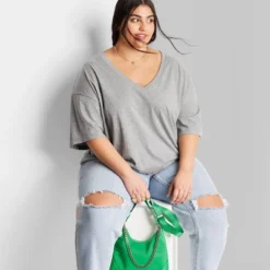 Women's Short Sleeve Relaxed Fit V-Neck T-Shirt - Wild Fable™ 11 Women's Short Sleeve Relaxed Fit V-Neck T-Shirt - Wild Fable™ -Wild Fable Store GUEST de2f8a46 b446 4432 bdf2 c15fe5d5e799