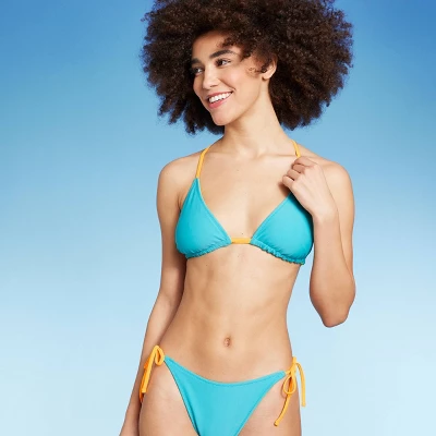 Women's Reversible Triangle Bikini Top - Wild Fable™ 4 Women's Reversible Triangle Bikini Top - Wild Fable™ - Image 2