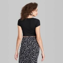 Women's Short Sleeve Square Neck Fitted Seamless T-Shirt - Wild Fable™ 5 Women's Short Sleeve Square Neck Fitted Seamless T-Shirt - Wild Fable™ -Wild Fable Store GUEST e24e84d3 e627 4bfd b784 a9e700554d04