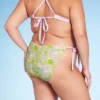 Women's Reversible Side-Tie Extra High Leg Cheeky Bikini Bottom - Wild Fable™ Green Floral Print/Purple Gingham Print 2 Women's Reversible Side-Tie Extra High Leg Cheeky Bikini Bottom - Wild Fable™ Green Floral Print/Purple Gingham Print -Wild Fable Store GUEST e5348ff3 9c6b 45ac b4f9 a4744f26d0fe