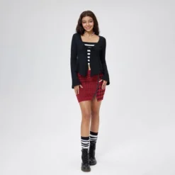 Women's V-Neck Knotted Long Sleeve Blouse - Wild Fable™ -Wild Fable Store GUEST e5513b34 811e 4e16 9af6 30920381c296