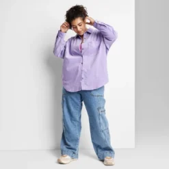 Women's Oversized Button-Down Corduroy Shirt - Wild Fable™ 11 Women's Oversized Button-Down Corduroy Shirt - Wild Fable™ -Wild Fable Store GUEST e7631994 e7ce 448c a5d4 6a340f691bbb