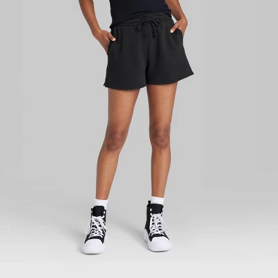 Women's Mid-Rise Pull-On Fleece Shorts - Wild Fable™ 3 Women's Mid-Rise Pull-On Fleece Shorts - Wild Fable™