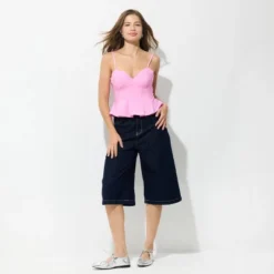 Women's Pleated Poplin Cami - Wild Fable™ -Wild Fable Store GUEST e93b201d e26f 46a6 8051 4e7e298ff519