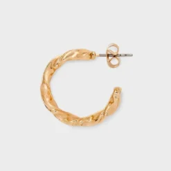 Smooth Twist And Pearl Hoop Earring Set 3pc - Wild Fable™ Gold 6 Smooth Twist And Pearl Hoop Earring Set 3pc - Wild Fable™ Gold -Wild Fable Store GUEST e9a5c6c9 b3a2 46dd 9e56 fc787453c400