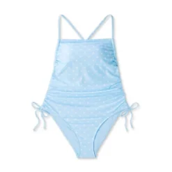 Women's Side-Cinch Detail Extra High Leg Cheeky One Piece Swimsuit - Wild Fable™ Blue 11 Women's Side-Cinch Detail Extra High Leg Cheeky One Piece Swimsuit - Wild Fable™ Blue -Wild Fable Store GUEST ed5d4479 156e 468c 80ac 9bd3a736670e