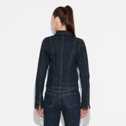 Women's Seamed Denim Moto Jacket - Wild Fable™ Dark Wash 7 Women's Seamed Denim Moto Jacket - Wild Fable™ Dark Wash -Wild Fable Store GUEST f0f962ca b1dd 435a ad54 6797b058a49e