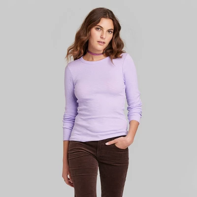 Women's Long Sleeve T-Shirt - Wild Fable™ 3 Women's Long Sleeve T-Shirt - Wild Fable™