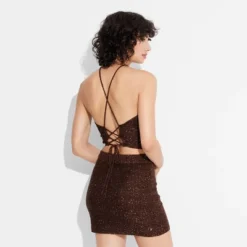 Women's Open Back High Neck Sequin Sweater Tank - Wild Fable™ 5 Women's Open Back High Neck Sequin Sweater Tank - Wild Fable™ -Wild Fable Store GUEST f629f27a 945d 41e6 9bea 2f09dfb8bc5a