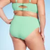 Women's Mid-Rise High Leg Cheeky Lurex Bikini Bottom - Wild Fable™ Mint Green -Wild Fable Store GUEST f65961ba 34b2 4402 a898 c889acff029a