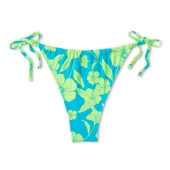 Women's Adjustable Coverage Bikini Bottom - Wild Fable™ Blue/Green Tropical Print -Wild Fable Store GUEST fa23d8f8 71bf 4d03 90fb 9049c3359d87