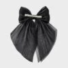 Bow Hair Barrette - Wild Fable™ Black: Fashion Clip, Solid Polyester, All Hair Types 1 Bow Hair Barrette - Wild Fable™ Black: Fashion Clip, Solid Polyester, All Hair Types -Wild Fable Store GUEST fe4a6fdc 7b06 45d6 a2ef 2d185b971f96